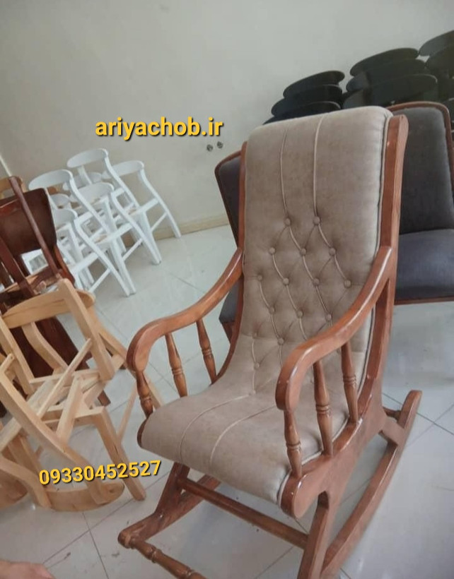 صندلی راک مدل دسته خراطی رنگ بندی متنوع